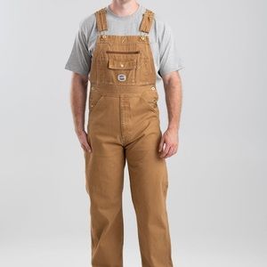 Mens Vintage Washed Duck Bib Overall